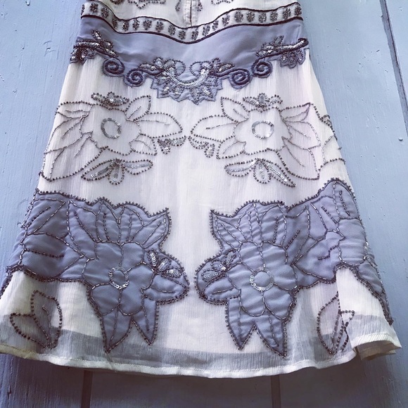 Free People Last Flowers Beaded Mini Dress - Picture 8 of 14